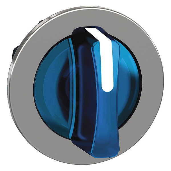 Schneider Electric ShortHandSelectSwtch, Iluminado, Azul, 3 posiciones, 30mm - ZB4FK1563