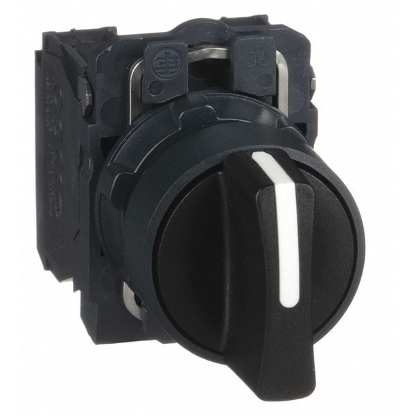 Interruptor selectivo no iluminado de 22 mm, 3 posiciones, con llave - XB5AD33
