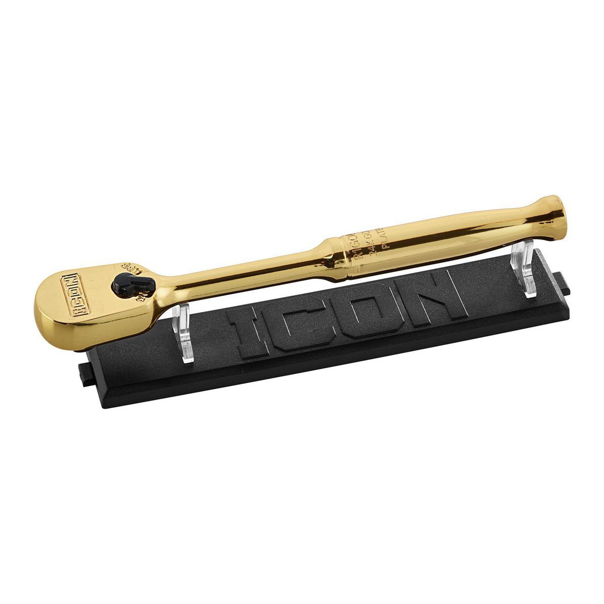 Llave de trinquete Icon 1/4 pulgadas Drive Edición Especial Profesional bañada en oro - 59786