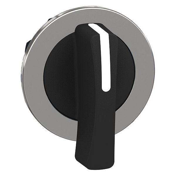 Interruptor selector Schneider Electric de mango largo, negro, 3 posiciones, 30mm - ZB4FJ8