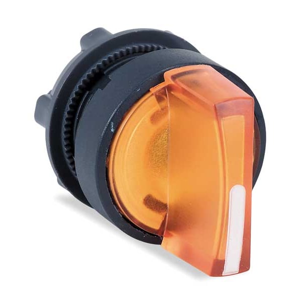 Interruptor selector Schneider Electric Illum, 3 posiciones, 22mm, amarillo - ZB5AK1353