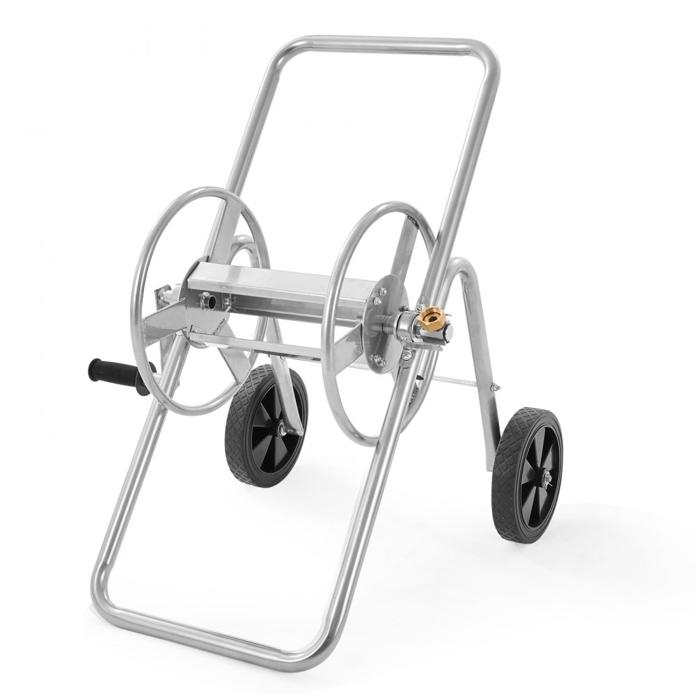 VEVOR Hose Reel Cart, Hold Up to 175 ft of 5/8’’ Hose (Hose Not Included), Garden Water Hose Carts Mobile Tools with Wheels, Heavy Duty Powder-coated Steel Outdoor Planting for Garden, Yard, Lawn - SGJPC2GG175FIFFBUV0