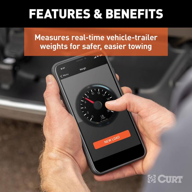 CURT BetterWeigh Mobile Towing Scale with TowSense Technology (OBD-II) - 51701