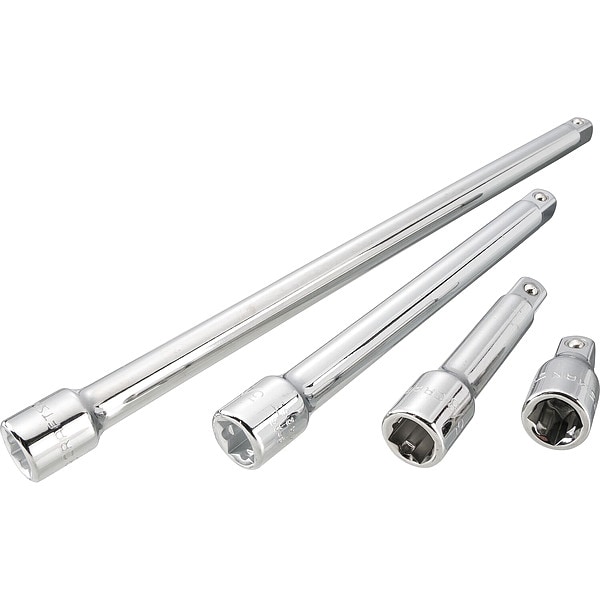 Craftsman Socket Extension 3/8" Dr, 15 1/2 in L, 4 Pieces, Full Polish Chrome - CMMT43282
