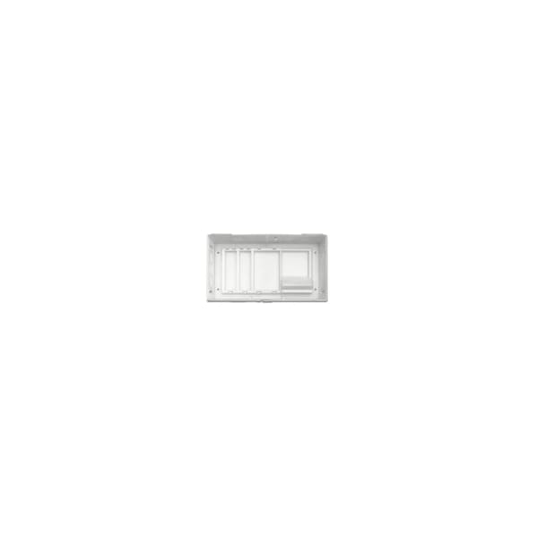 Leviton Steel Electrical Enclosures, 16.05 in H, 3.71 in D, 14.4 in W, Snap On - 47605-MDU