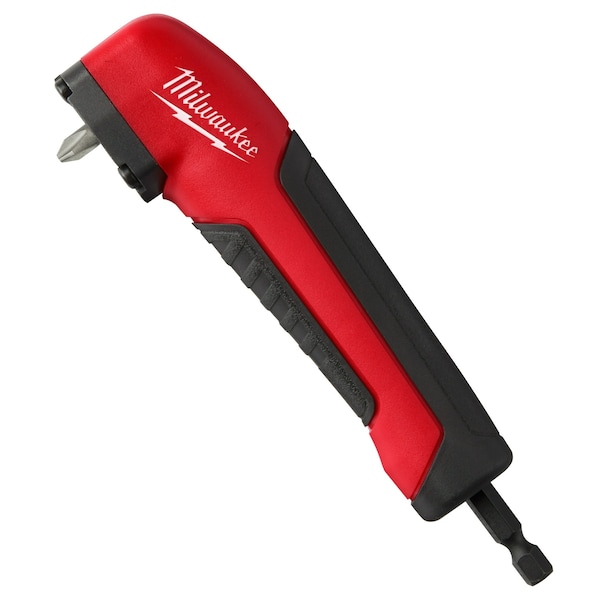 Milwaukee Tool SHOCKWAVE(TM) Impact Right Angle Adapter, 1/4 in Drive Size, SAE, 1-Piece - 48-32-2390
