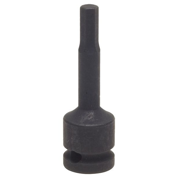 Westward 1/2 in Drive Impact Socket Bit 10 mm, Metric - 4LZF1