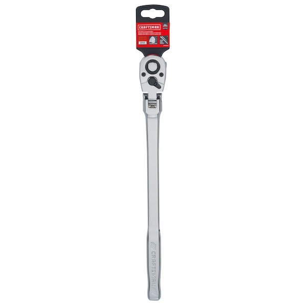Craftsman 1/2-in Drive 72 Geared Teeth Hand Ratchet, Full polish - CMMT99430