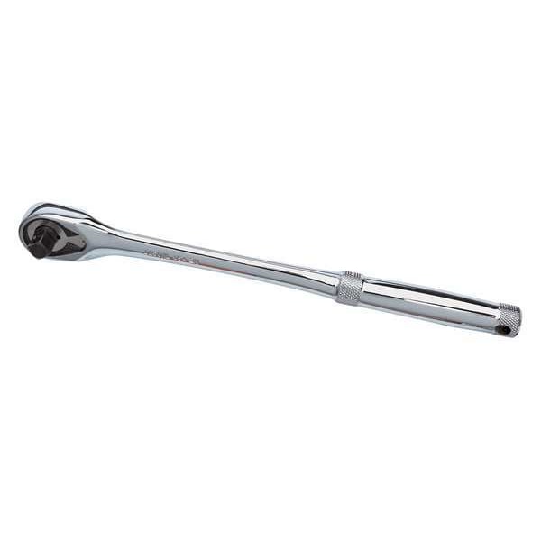 Proto 3/8" Drive 45 Geared Teeth Pear Head Style Hand Ratchet, 11" L, Full Polish Finish - J5250XL-TT