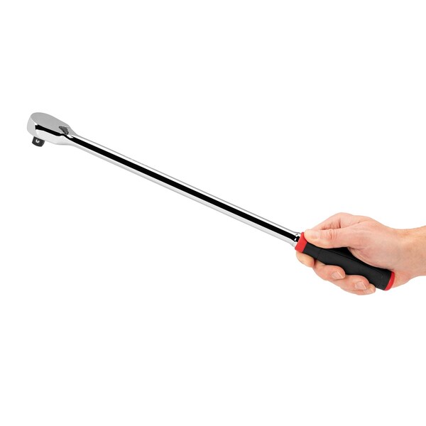Tekton 1/2 Inch Drive x 18 Inch Comfort Grip Long Ratchet - SRH02218