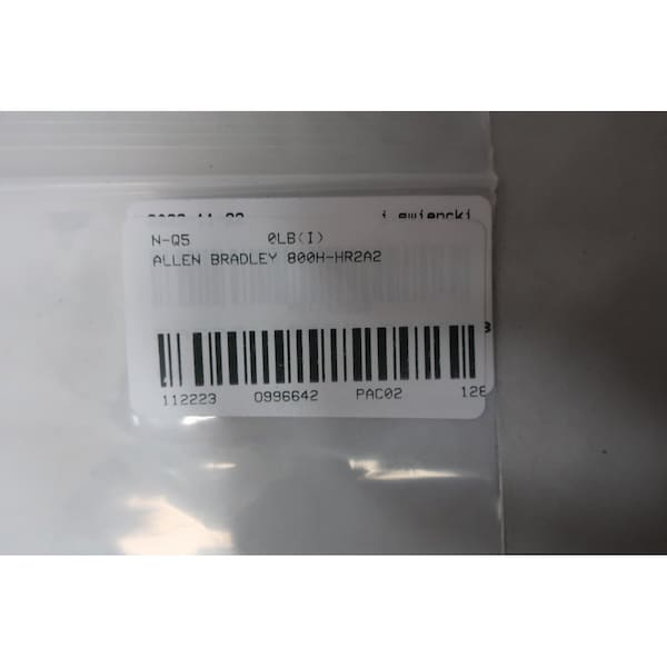 Allen Bradley INTERRUPTOR SELECTOR DE 2 POSICIONES - 800H-HR2A2