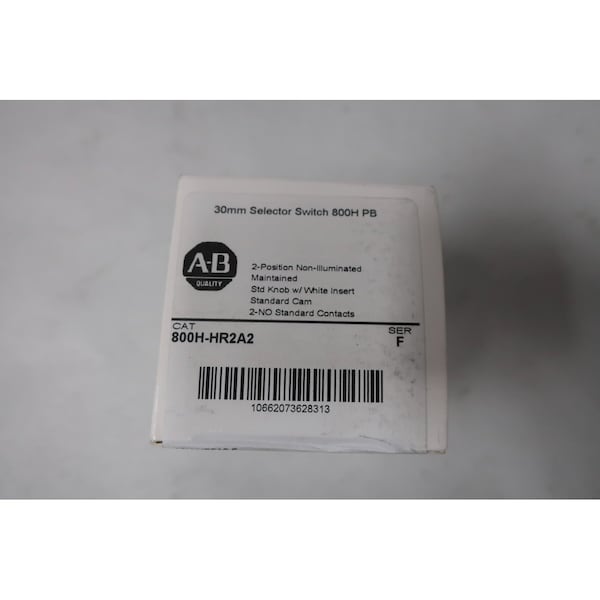 Allen Bradley INTERRUPTOR SELECTOR DE 2 POSICIONES - 800H-HR2A2