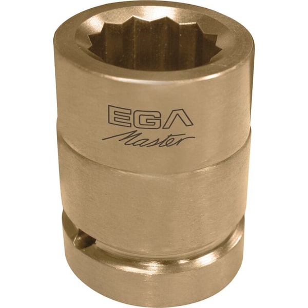 Ega Master IMPACT SOCKET WRENCH 1.1/2"  - 90 MM NON SPARKING Al-Bron(12 EDGES) - 78242