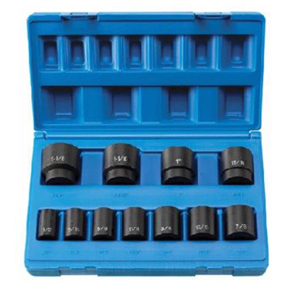 Light House Beauty 1311S .5 Inch Drive 11 Piece Standard Set-8 Point - LI1543821