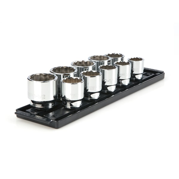 Tekton 1/2 Inch Drive 12-Point Socket Set, 10-Piece (15/16 - 1-1/2 in.) - SHD92111