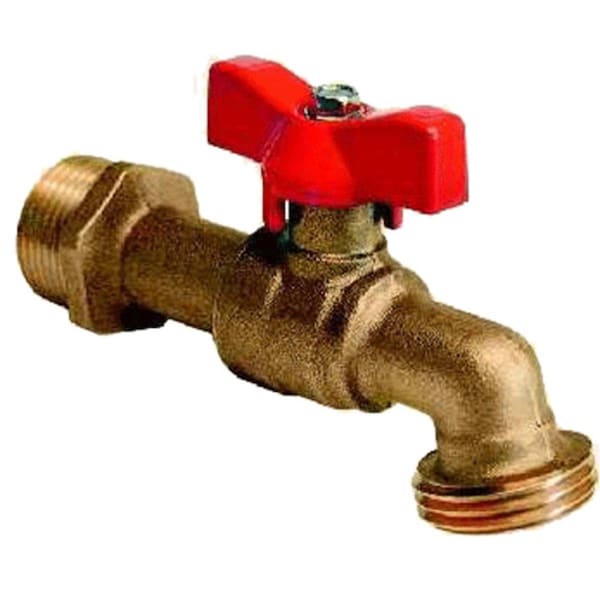 Smith-Cooper Smith-Cooper International 883267452 0.5 in. MIP x MHT Hose Bibb Quarter Turn Valve - 883267452