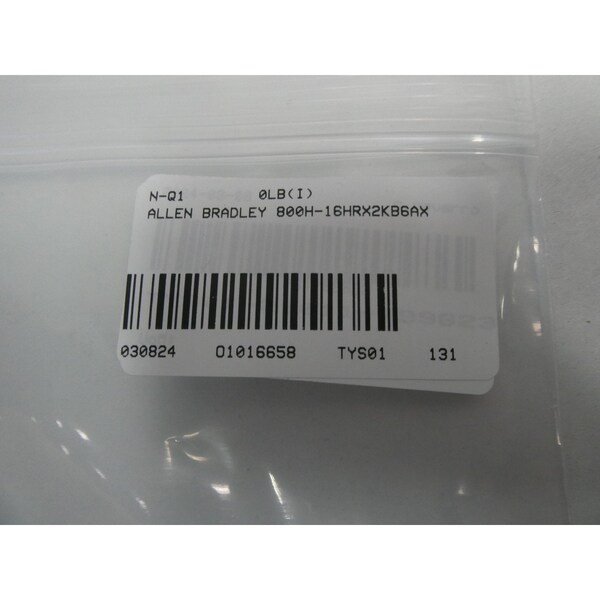 Interruptor selector iluminado de 2 posiciones Allen Bradley 120V-AC - 800H-16HRX2KB6AX