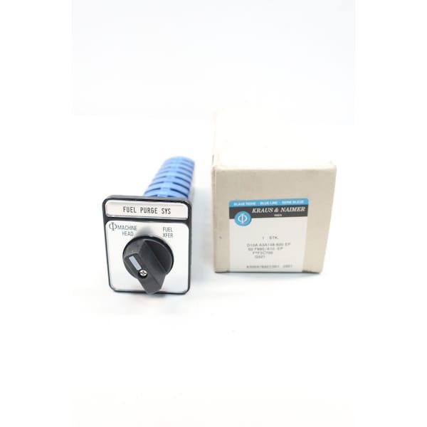 Interruptor selector rotativo de 2 posiciones Kraus & Naimer D10A A3A148-600 EP - D10A A3A148-600 EP.