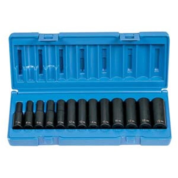 Coolkitchen 3/8 and quot; Drive 13 Pieces Metric Set, 13PK - CO67968
