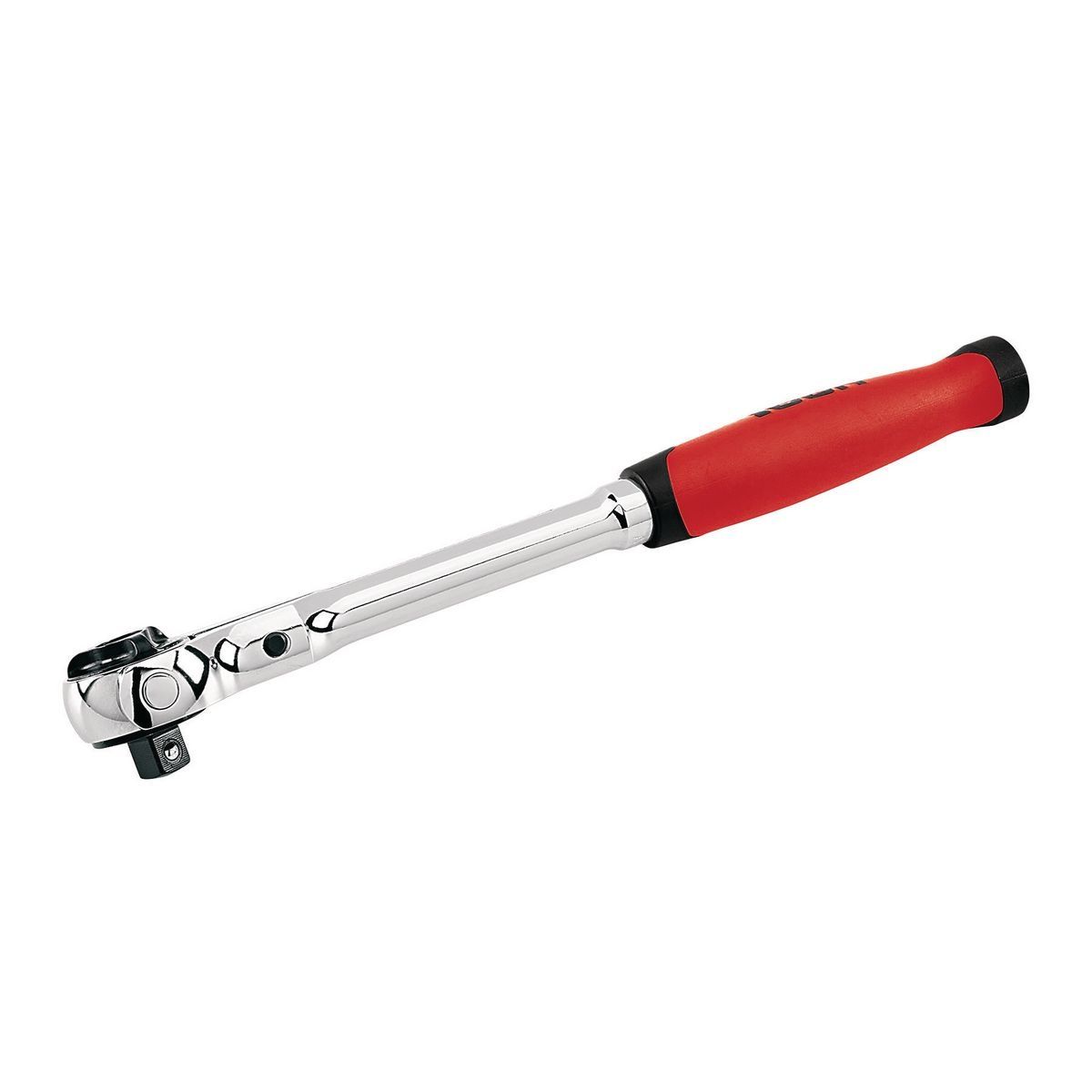 Llave de trinquete profesional con cabeza giratoria de 3/8 pulgadas y agarre cómodo - 64698