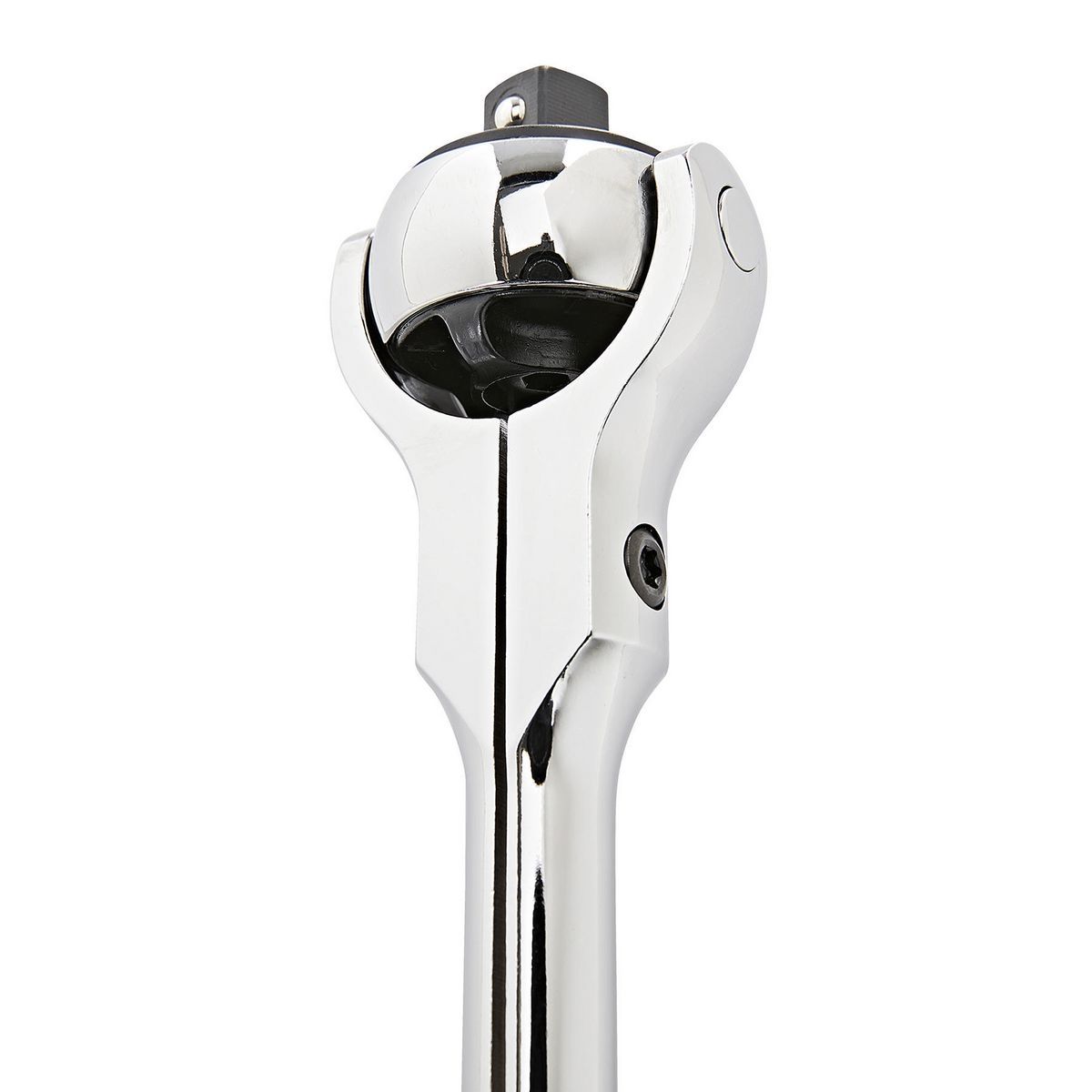 Llave de trinquete profesional con cabeza giratoria de 3/8 pulgadas y agarre cómodo - 64698