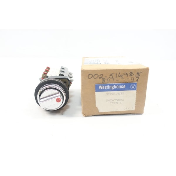 Interruptor selector de 2 posiciones 600V CA Westinghouse OT2S1/W3B