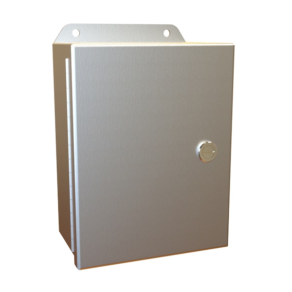 Hammond Aluminum Electrical Enclosures, 8 in H, 3-1/2 in D, 6 in W, NEMA 4X, Hinged - EJ863AL