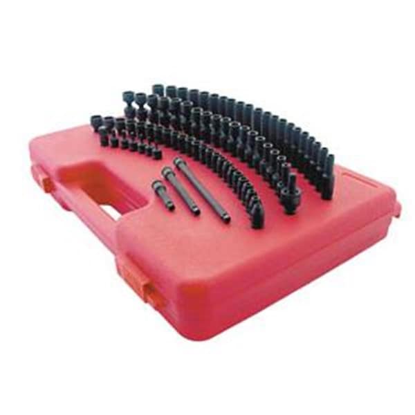 Gourmetgalley 1874 74 Piece 1/4 Inch Drive Master Sae and Metric Socket Set - GO281585