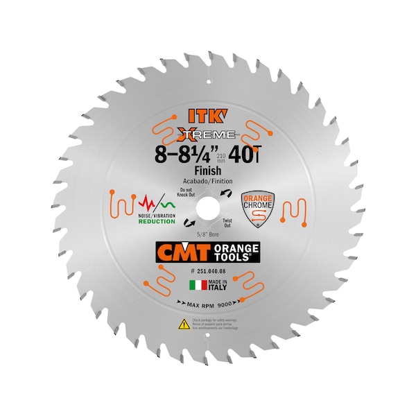 Cmt 8-1/4" ITK Frame/Deck Saw Blade - 251.040.08