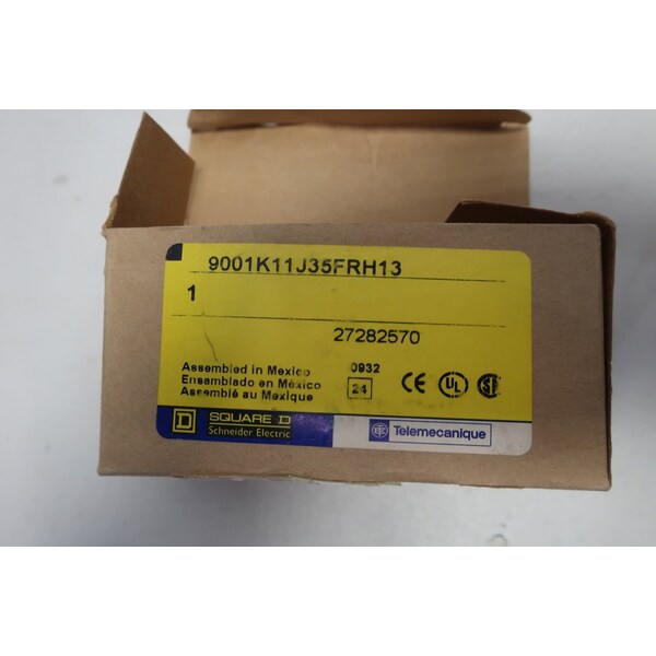 Interruptor selector cuadrado D RED 2 POS ILUMINADO 24-28V-AC 24-28V-DC - 9001K11J35FRH13