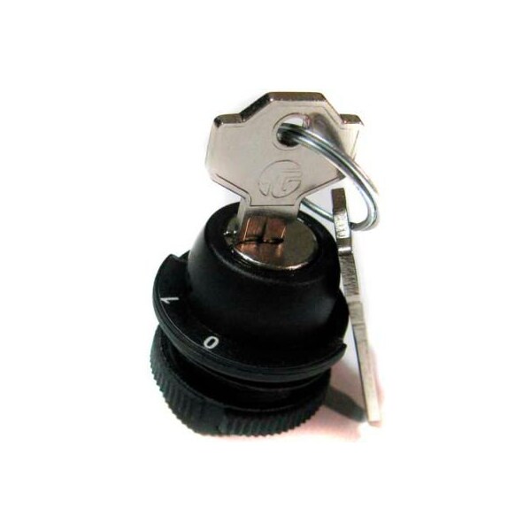 Controles Springer Co T.E.R., PRSL1868PI 0/1 Posición de mantenimiento de llave de selección con extracción, usar con dijes de MIKE y VICTOR - PRSL1868PI