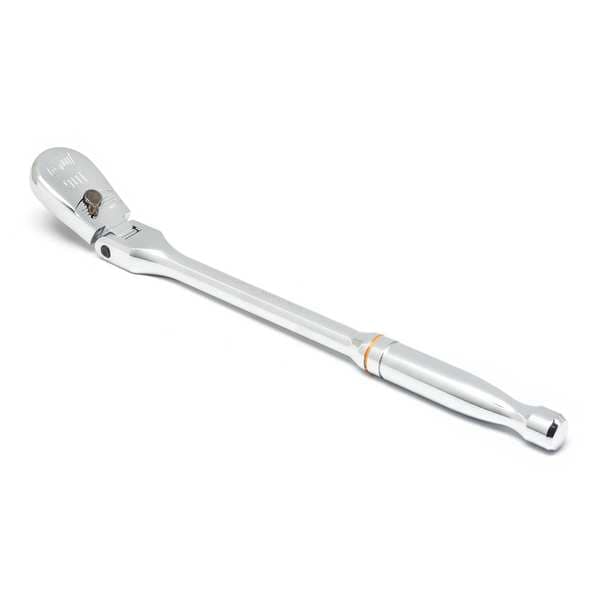 Gearwrench 3/8" Drive 90 Geared Teeth Teardrop Head Style Hand Ratchet, 11" L, Full Polish Chrome Finish - 81215T