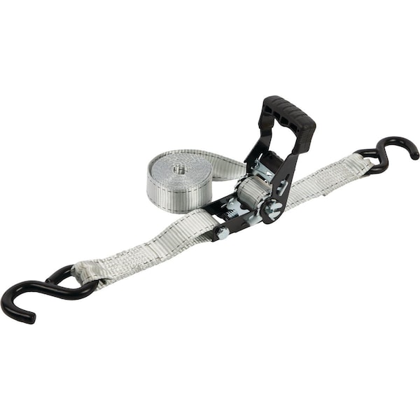 Erickson 1-1/4 In. x 12 Ft. 833 Lb. Long Handle Heavy-Duty Ratchet Strap, 2PK - 34412