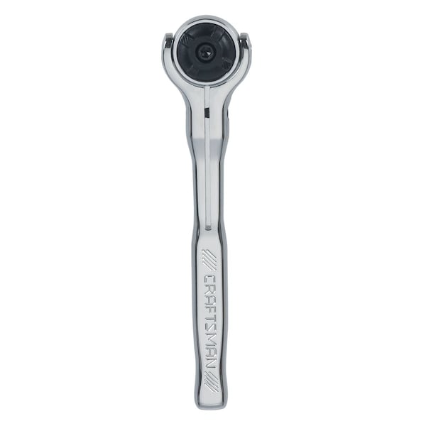 Craftsman 1/4-in Drive 72 Geared Teeth Ratchets, 1/4" Drive 72T Swivel Head, Full polish - CMMT99421