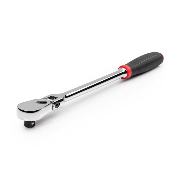 Tekton 3/8 Inch Drive x 12 Inch Flex Head Comfort Grip Long Ratchet - SRH22112