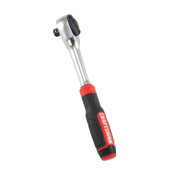 Craftsman 3/8-in Drive 52 Geared Teeth Ratchets, 3/8" Drive Rotator Ratchet, Polished chrome - CMMT86000