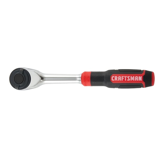 Craftsman 3/8-in Drive 52 Geared Teeth Ratchets, 3/8" Drive Rotator Ratchet, Polished chrome - CMMT86000