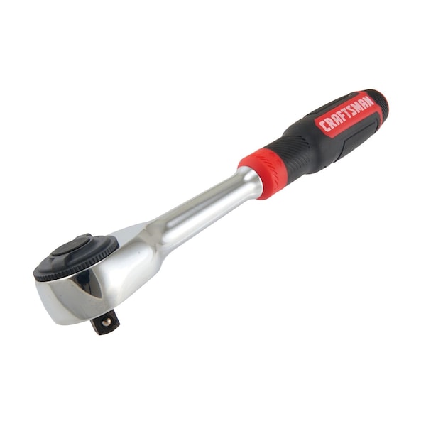 Craftsman 3/8-in Drive 52 Geared Teeth Ratchets, 3/8" Drive Rotator Ratchet, Polished chrome - CMMT86000