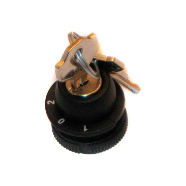 Controles Springer Co T.E.R., PRSL1870PI Interruptor selector con llave de posición mantenida 1/0/2, Uso con collares MIKE & VICTOR - PRSL1870PI