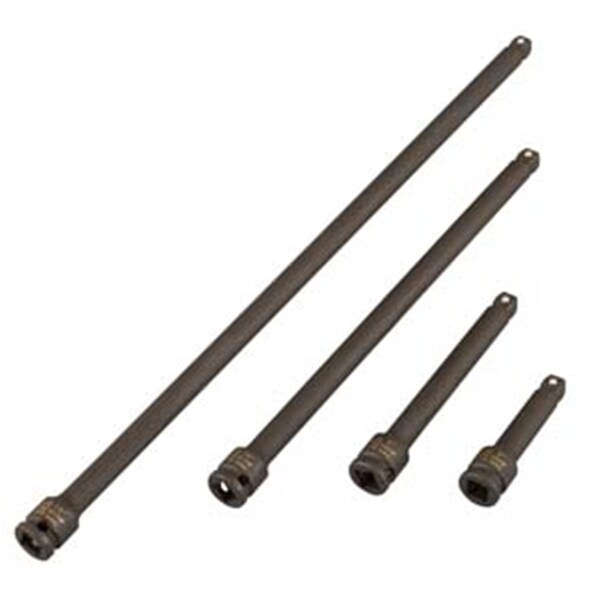 Gourmetgalley 4 Pieces 1/2" Drive Impact Wobble Extension Set - GO3488413