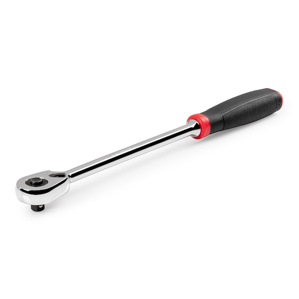 Tekton 1/4 Inch Drive x 9 Inch Quick-Release Comfort Grip Long Ratchet - SRH12009