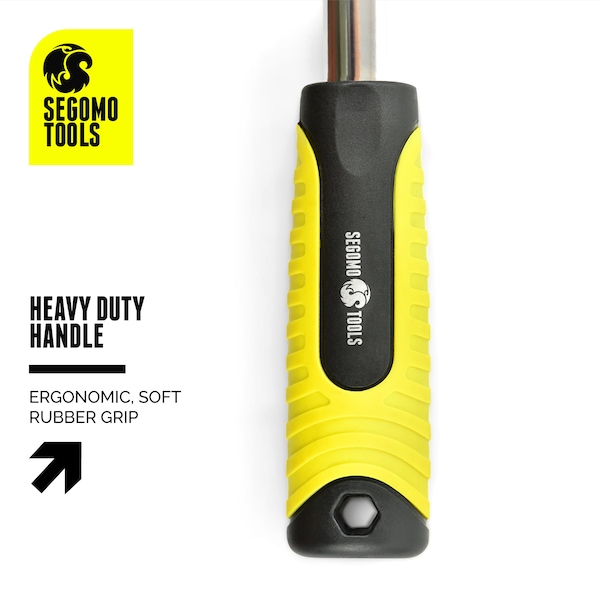 Segomo Tools 3/8" Drive 72 Teeth Heavy Duty Reversible Extendable Ratchet (9-13") - 9015193B