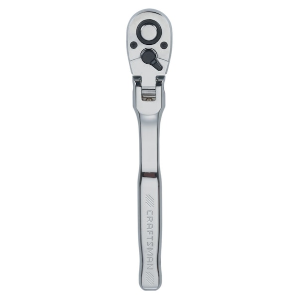 Craftsman 1/2-in Drive 72 Geared Teeth Ratchets, 1/2" Drive 72T Pear Head Flex, Full polish - CMMT99429
