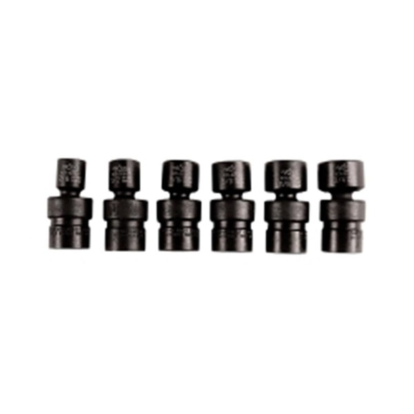 K-Tool International 0.37 in. Drive Flex Impact Socket Set, 6 Piece - KTI-32500