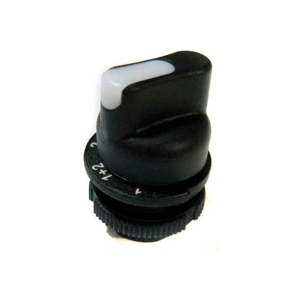 Springer Controls Co T.E.R., Interruptor Selector de Retorno a Muelle Blanco Completo 1/1 + 2/2, Usar con los Pendants MIKE & VICTOR - PRSL1863BIC