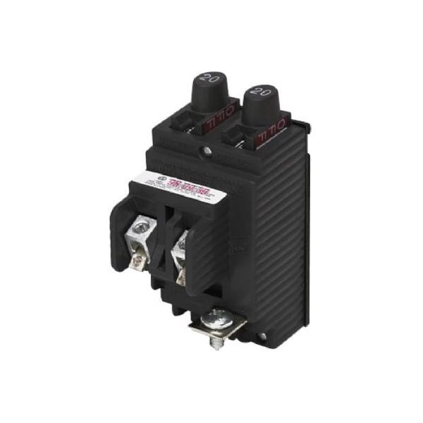 Connecticut Electric Circuit Breaker, UBIP Series, 15A, 2x1 Pole, 120V AC, 10kA - VPKUBIP1515
