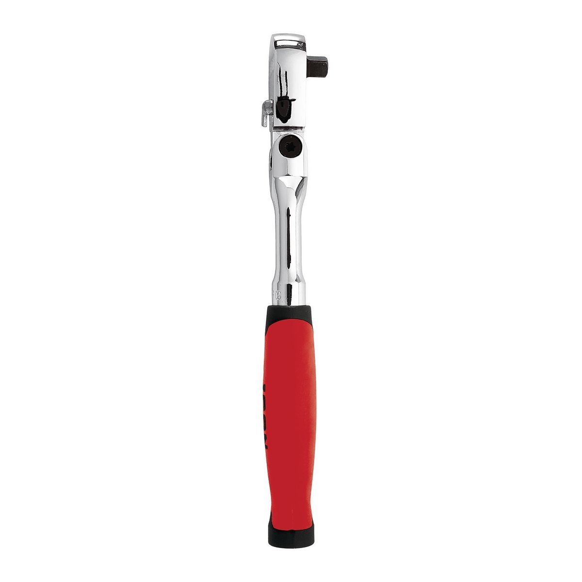 Llave de trinquete profesional de 1/4 de pulgada con cabeza flexible y agarre cómodo - 64693