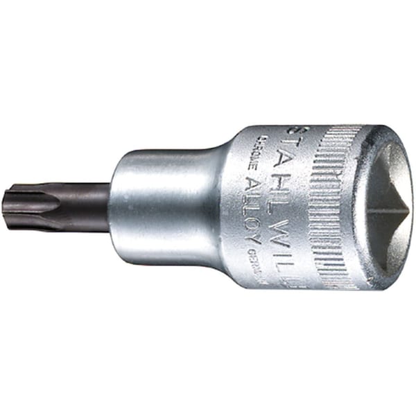 Stahlwille Tools 12, 5 mm (1/2") Screwdriver socket TORX T70 L.60 mm - 03100070