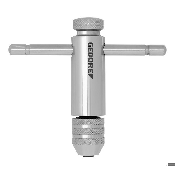 Gedore 85mm Tap Wrench, Ratchet, M3-M1, Chrome Plated - 8551 TGZ-1