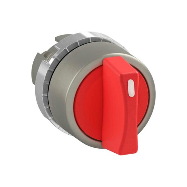 Controles Springer Co ABB Selector No Iluminado, 22mm, Rojo, D CAM, P9M-SMD5R - P9M-SMD5R